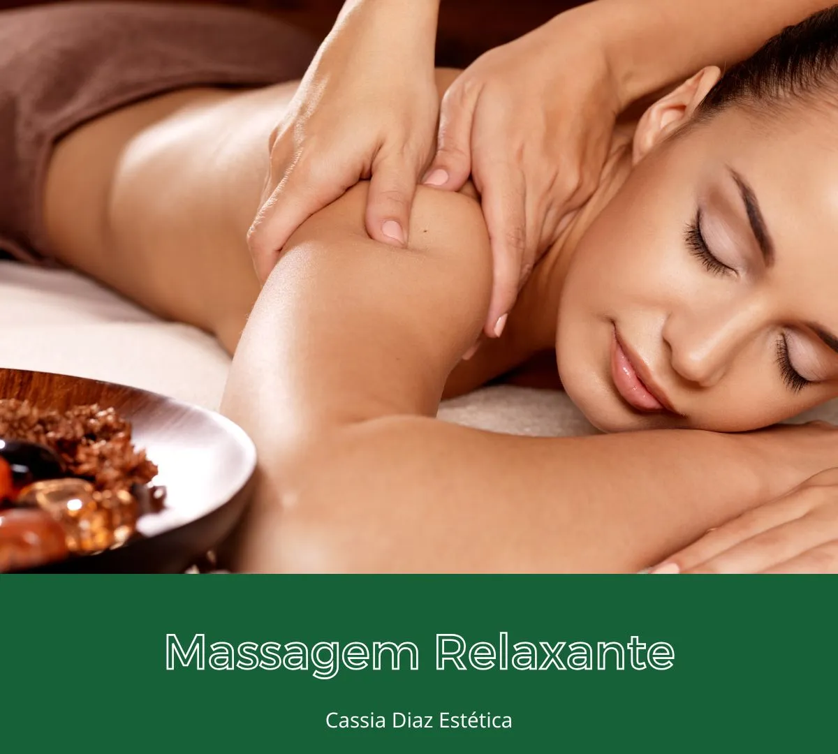 Massagem Relaxante na clinica Cassia Diaz Estética em Indaiatuba São Paulo